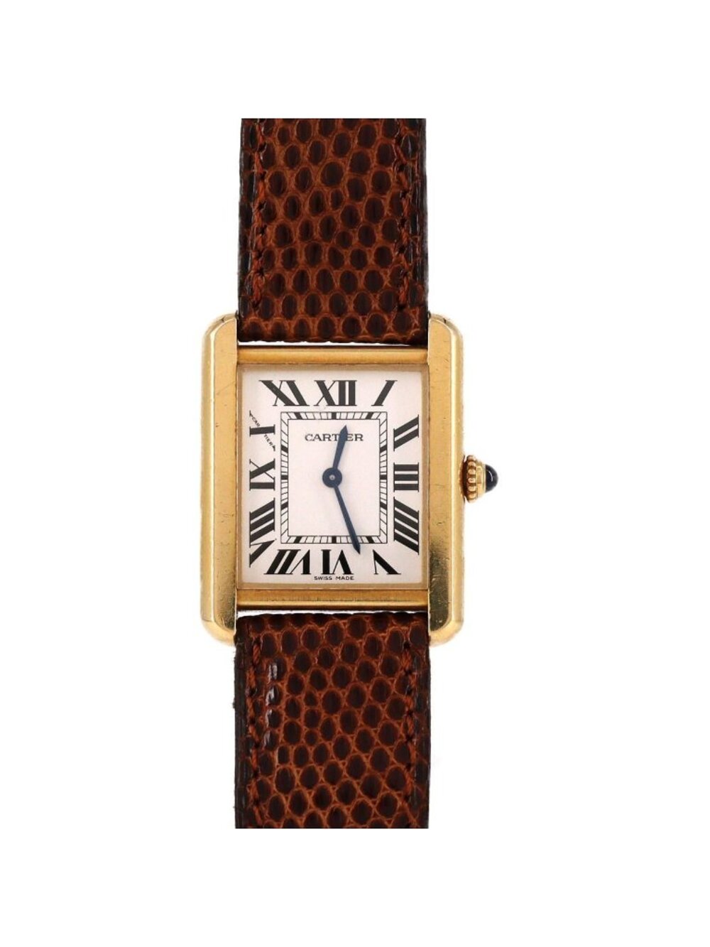 Cartier Tank Solo SM Yellow Gold Stainless Steel Quartz Watch